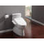 Siège de toilette bidet électronique TOTO® C100 WASHLET® + avec PREMIST ™, coton blanc allongé