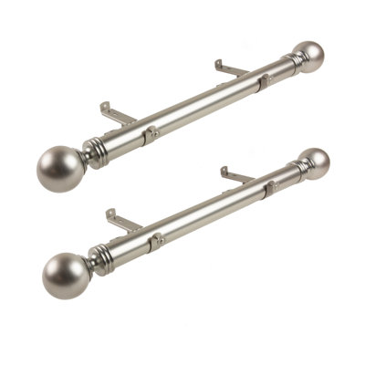 SantaMarina Stainless Steel Double Curtain Rod
