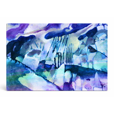 Paysage avec pluie (1913) - Art mural sur toile paysage