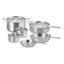 Le Creuset Essential Stainless Steel 10-Piece Cookware Set