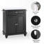 Chariot de cuisine avec plateau en granite Audie-1650963195