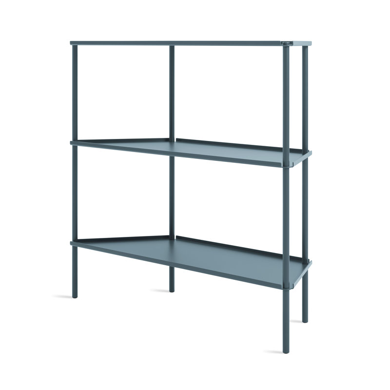 Not for Nothing 34" H x 38" W x 13 D" Shelving Unit, Marine Blue