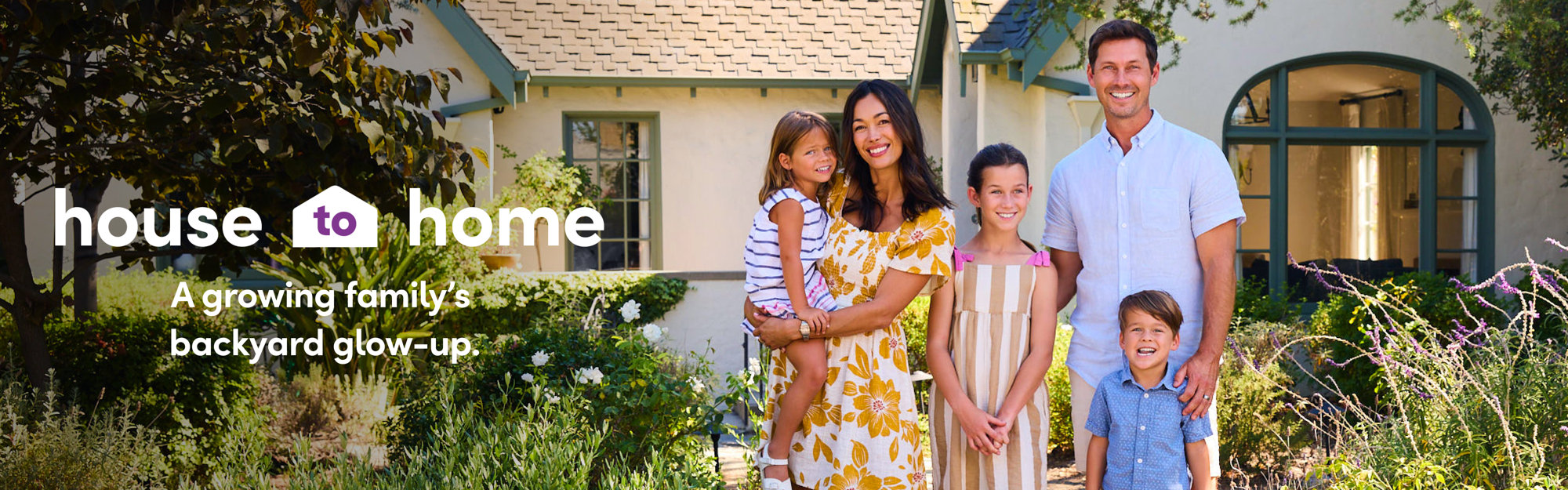 house to home. A growing family's backyard glow-up