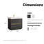Ensemble de meuble-lavabo simple 36 po Beira-70529801-70529800