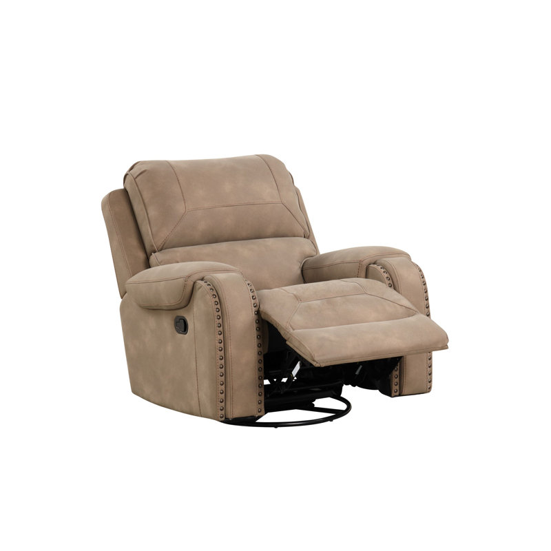 Ensemble de salon inclinable surdimensionné 3 pièces Titan, Similicuir latté
