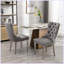 Chaise de salle à manger rembourrée Kalana-214991025-214991027
