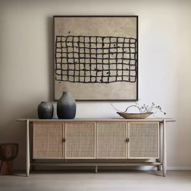 Retro Four-Door Sideboard
