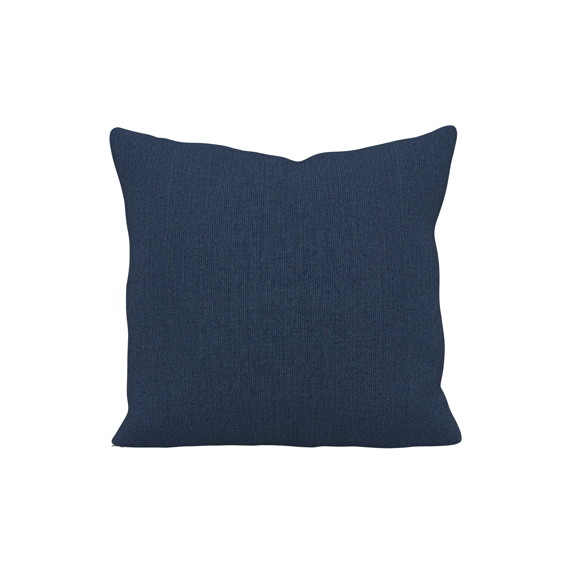 Indoor/Outdoor Throw Pillow, Spectrum Indigo Sunbrella® Plainweave, Square 20"