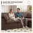110'' Comfy L Shaped Sectional Modular Cloud Sofa with Ottoman, Oversized Compression Deep Seat Couch, 3 Seater Living Room Set-910451952