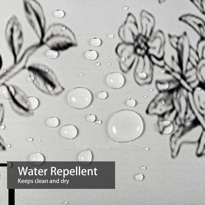 Rideau de douche Herbs Wild Flowers, L 72 po x l 78 po
