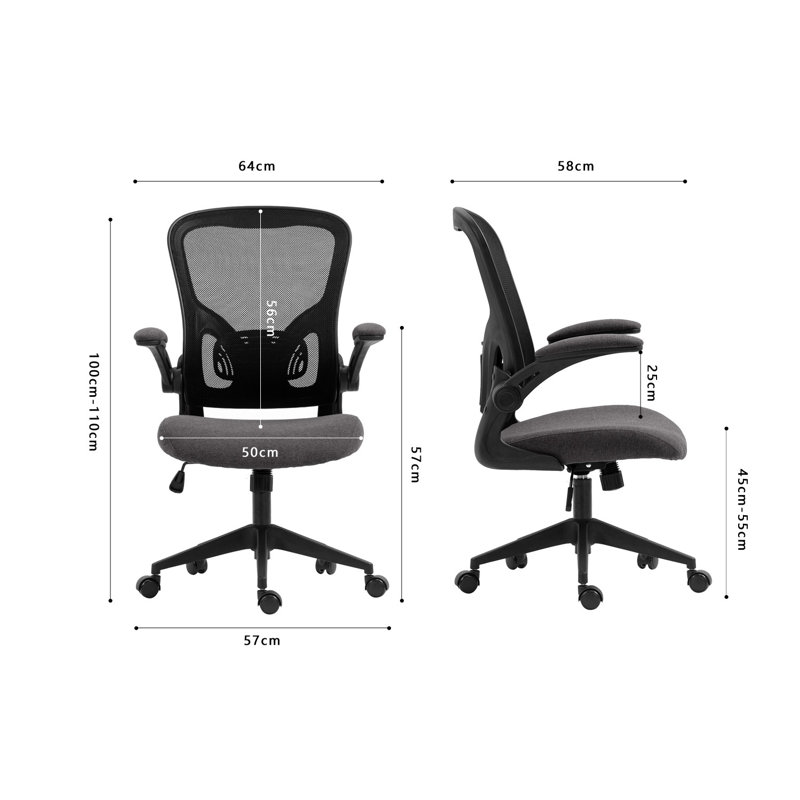 Bevans Polyester Office Chair