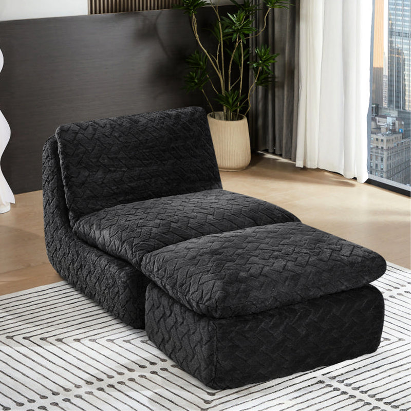 Fauteuil pivotant à compression complète avec velours côtelé, pivotant à 360 degrés, conception ergonomique, largeur de 41,75 po, compression de 73 lb, mousse à mémoire de forme haute densité, rotation de maintien au chaud, large,