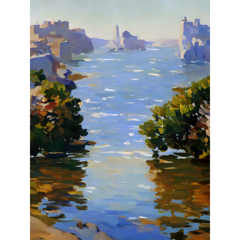 Eaux côtières, H 32 po x l 24 po