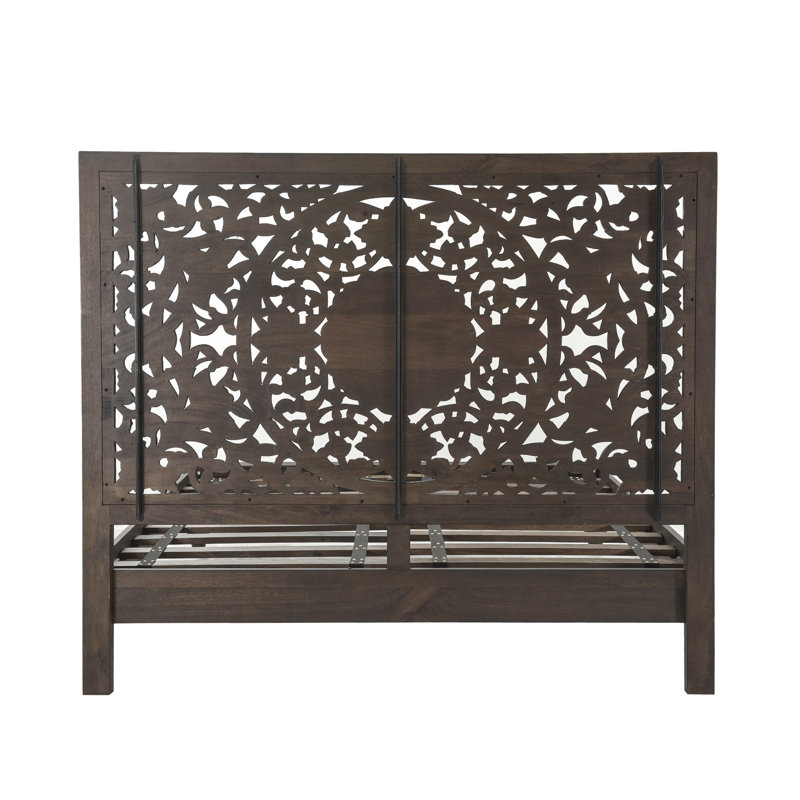 Taj Bed, King, Vintage Brown