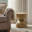 Solid Pine Wood End Table-1605523562
