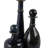 Set Of 3 8/11/15" Olympia Blue Ceramic Bottles