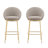 Bobi 30” Seat Height Upholstered Bar Stools With Plated Frame-111999872-132300585