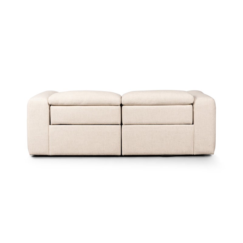 Radley 89" Power Recliner 2 - Piece Sofa, Antigo Natural Polyester Blend