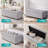 50" Storage Ottoman Bench Tufted With Storage For Living Room, Light Gray-1987150447