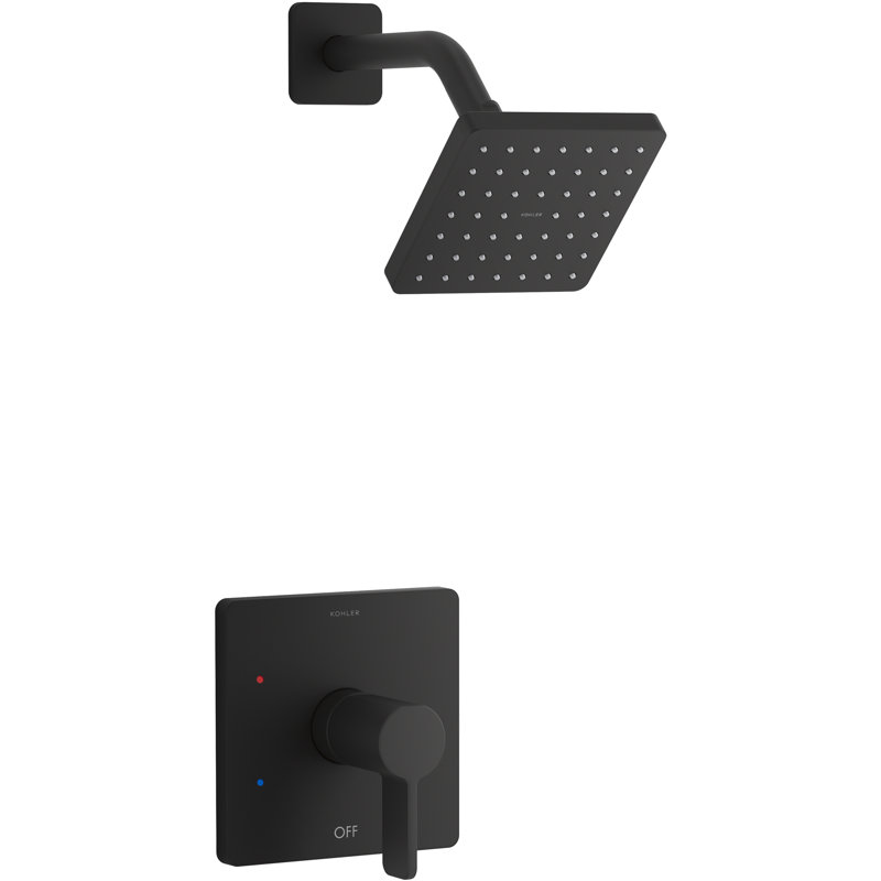 Parallel™ Rite-Temp Shower Trim, Matte Black