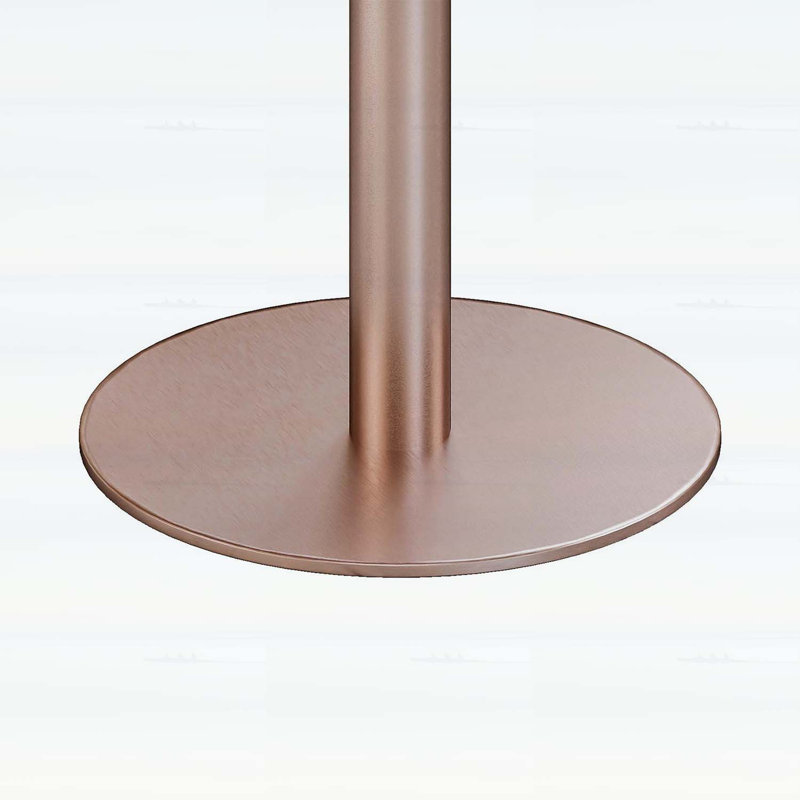 Table de salle à manger carrée moderne avec plateau en faux marbre, structure en métal robuste pour les petits espaces