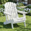 Fauteuil Adirondack pliant surdimensionné en bois avec confort préassemblé