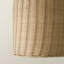 32cm H Bamboo Rattan Oval Pendant Shade ( Clip On )-829265706