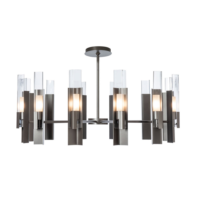 Summit Pendant - 12-Light - Oil Rubbed Bronze - Frosted Glass, Clear Glass, Dark Smoke