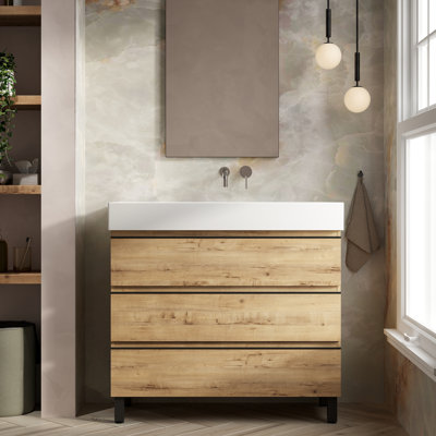 Sabree 1mm Double Bathroom Vanity with Basin