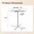 Modern Dining Table Sets(must Include Both Table And Chair), Glass Bar Set