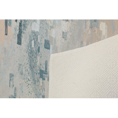 Premium Hall Carpet, 3.3 x 6.6 Feet, 100% Polyester, 0.3 in Pile Height | Antibacterial, Non-Slip Underside, Machine Washable | Elegant 3D Digital Print Design, Perfect for Entryways & Living Rooms