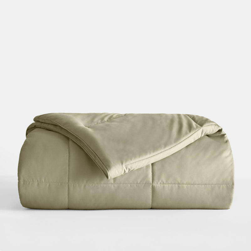 Soft Down-Alternative Essential Comforter, King Comforter, Herbal Sage