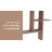 Suffield 4-Shelve Manufactured Wood Asymmetrical Tiered Shelf -83821648