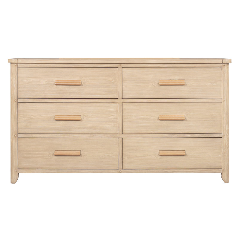 Natteal 6 Drawer 68" W Double Dresser