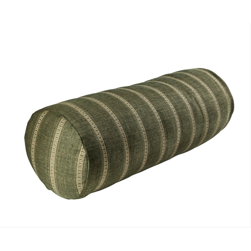Coussin tissé à rayures Rancho sur mesure, Traversin H 9 po x l 36 po