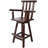Rustic Bar Stool - Fir Wood Construction, Chair With Footrest,Wide Armrest, Rustic Kitchen Stool, Tall Bistro Chair