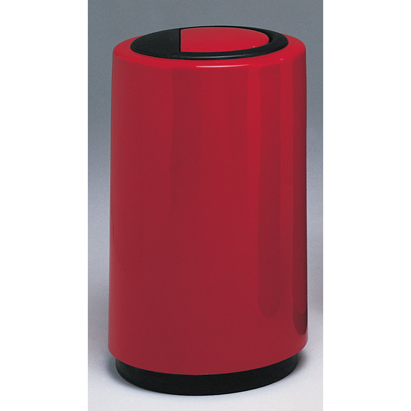 Poubelle 21 gallons receptacle Top Entry Round, Rouge terre