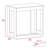 Rectangle Writing Desk Home Office Desk
