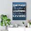 Toile inspirante, «The Past Is A Place Of Apprendre»-377668759