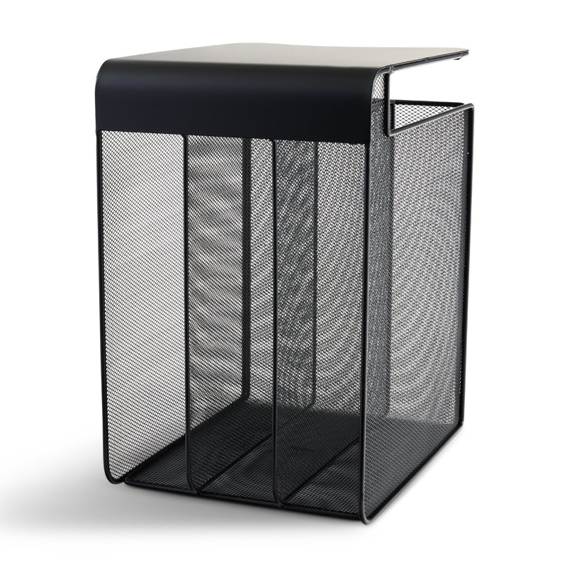 Onyx Mesh Solid Top Vertical Hanging File Folder Sorter