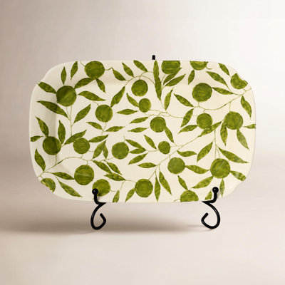 Olivia Golden Brown Plate