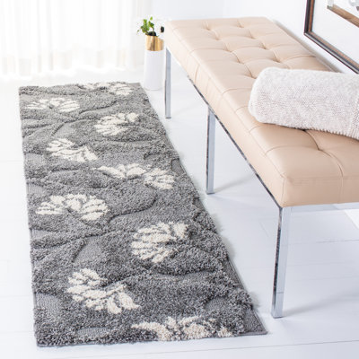 Chanhassen Shag Performance Floral Rug