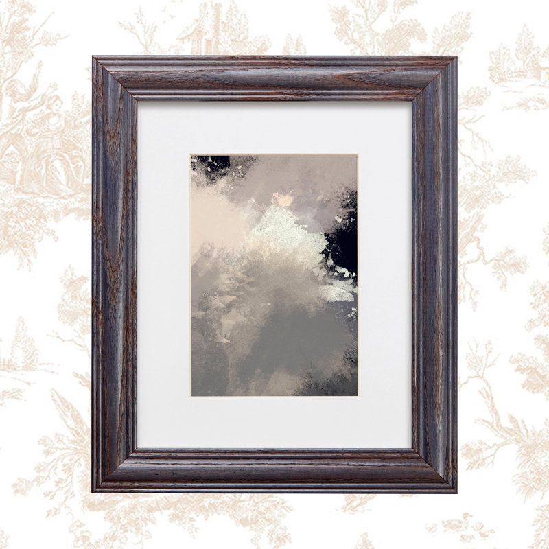 Cadre photo simple Ignacio, Bleu gris, 24 po x 32 po emmêlé à 20 po x 28 po