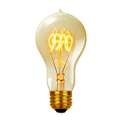 60 watts, a19 incandescente, ampoule à intensité variable, blanc chaud (2200k) e26/moyen (standard) base