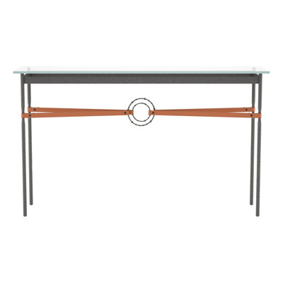 Equus 54" W Glass Top Console Table