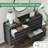  Louby 5 Pieces Farmhouse Queen Bedroom Set, Black-101644240-101644235