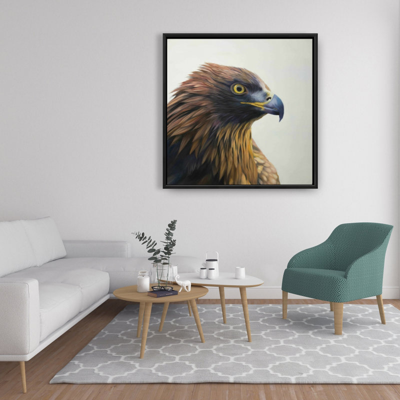 "Aigle à tête brune" sur toile