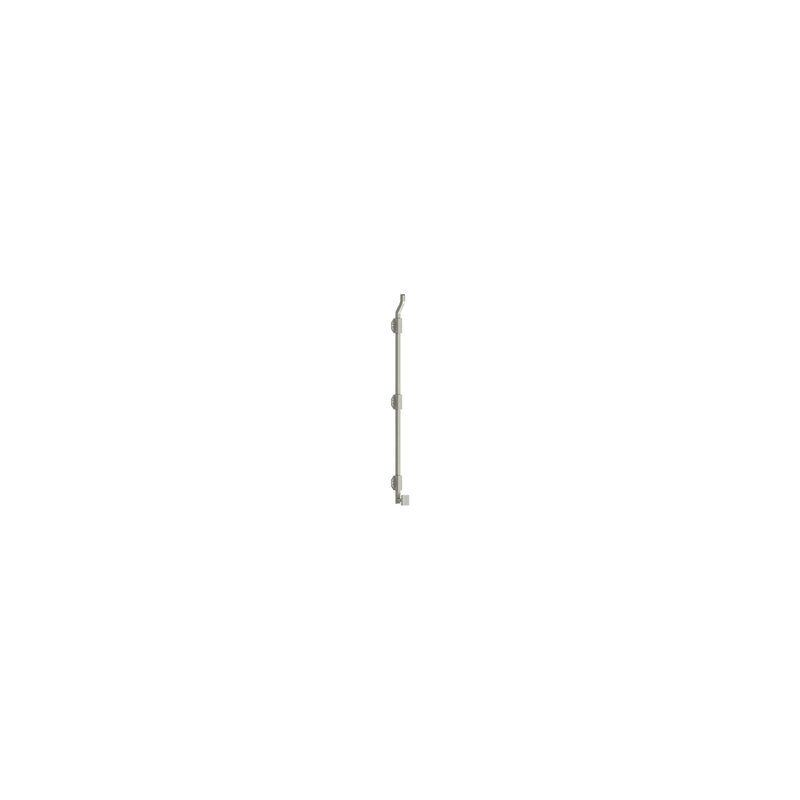 Deltana FPGM2626D 26" Modern Offset Surface Bolt, HD, Solid Brass in Brushed Chrome, Brushed Nickel