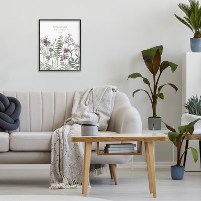 «Be Still and Know Botanicals», estampe numérique, conception de Cindy Jacobs