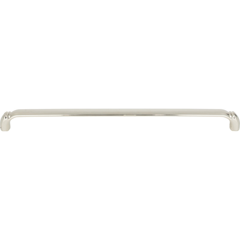Pomander Bar pull, Polished Nickel, 12" Center to Center
